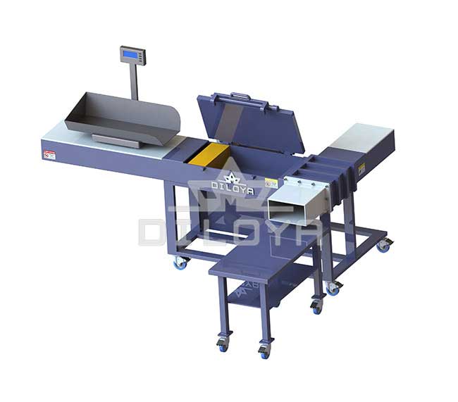 Baling press for cotton rags