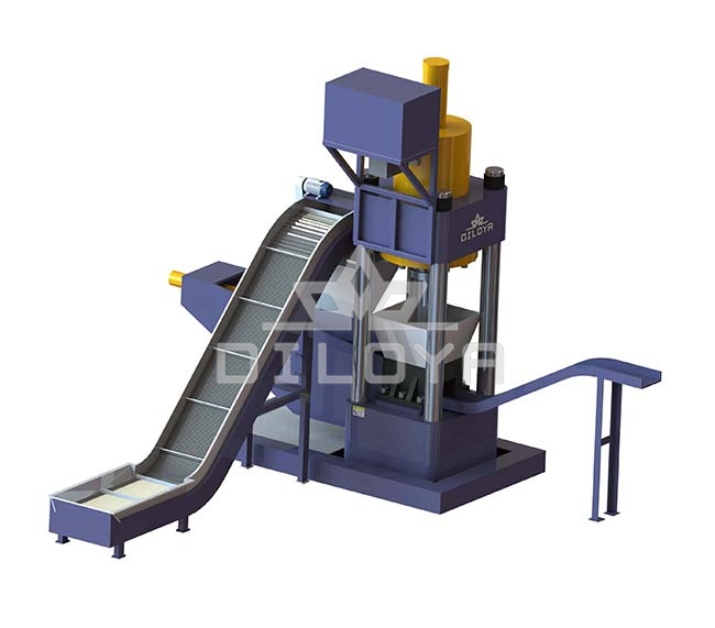 Iron Chips Briquetting Press Machin...