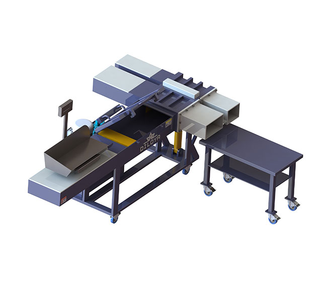 Textiles bagging press